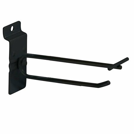 DENDESIGNS FS600SWFM8 8 in. Flip Scan Slatwall Hook, Black DE3568824